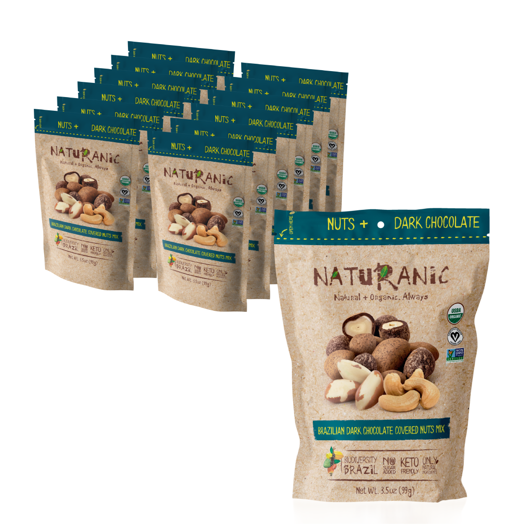 Brazilian Dark Chocolate Covered Nuts Mix
