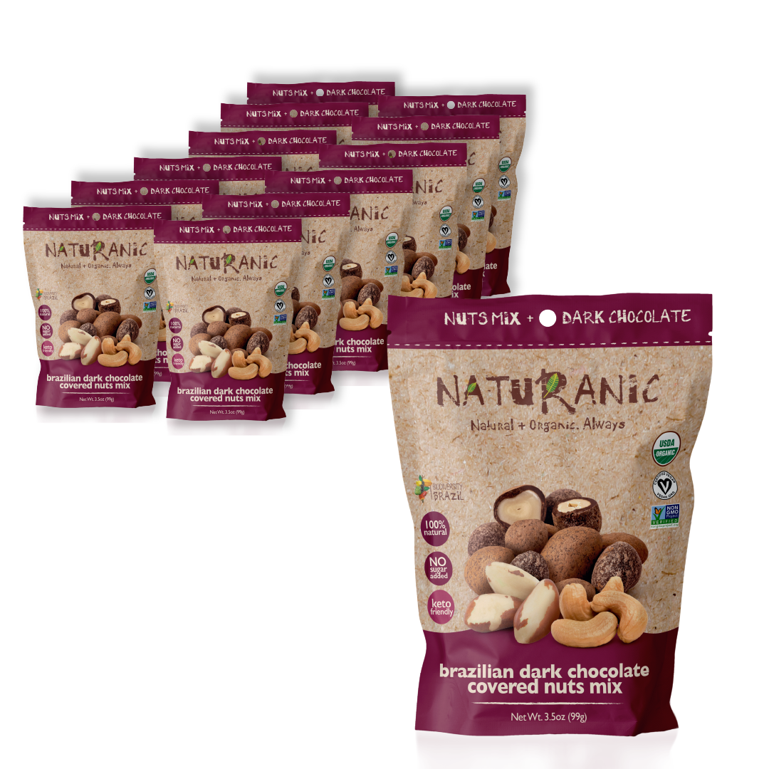 Brazilian Dark Chocolate Covered Nuts Mix