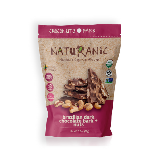 Brazilian Dark Chocolate Bark + Nuts