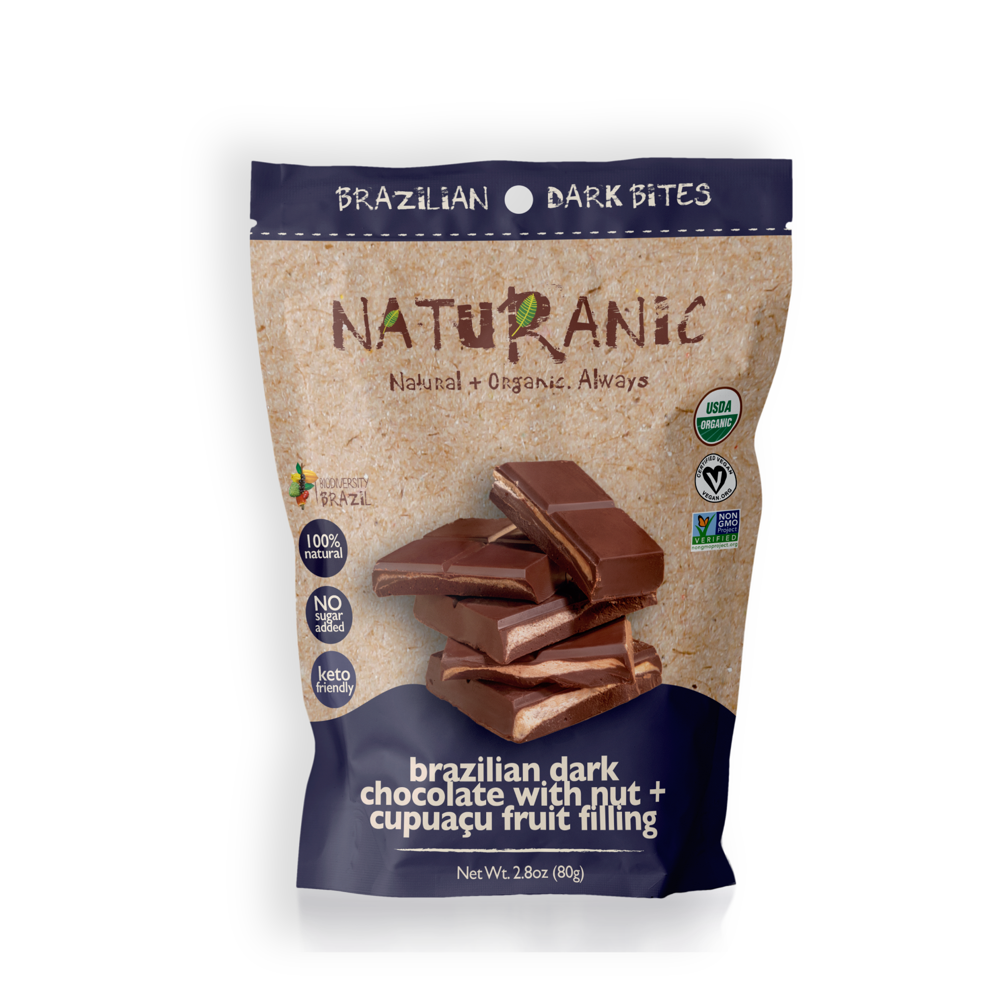 Brazilian Dark Chocolate with Creamy Exotic Fruit Filling