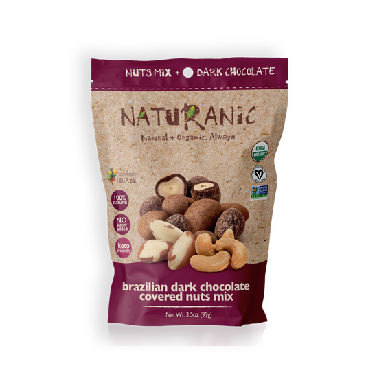 Brazilian Dark Chocolate Covered Nuts Mix