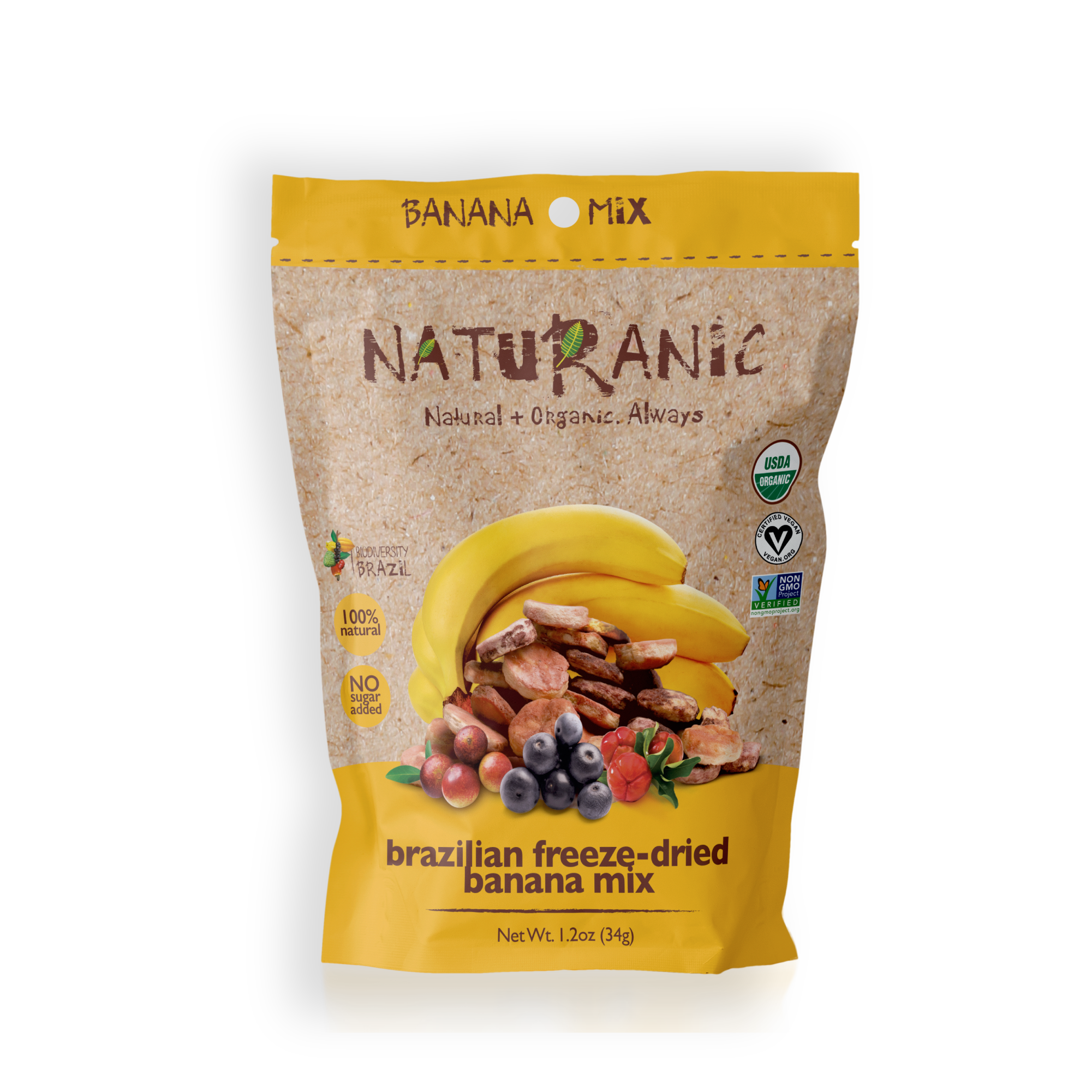 Brazilian Freeze-Dried Banana Mix