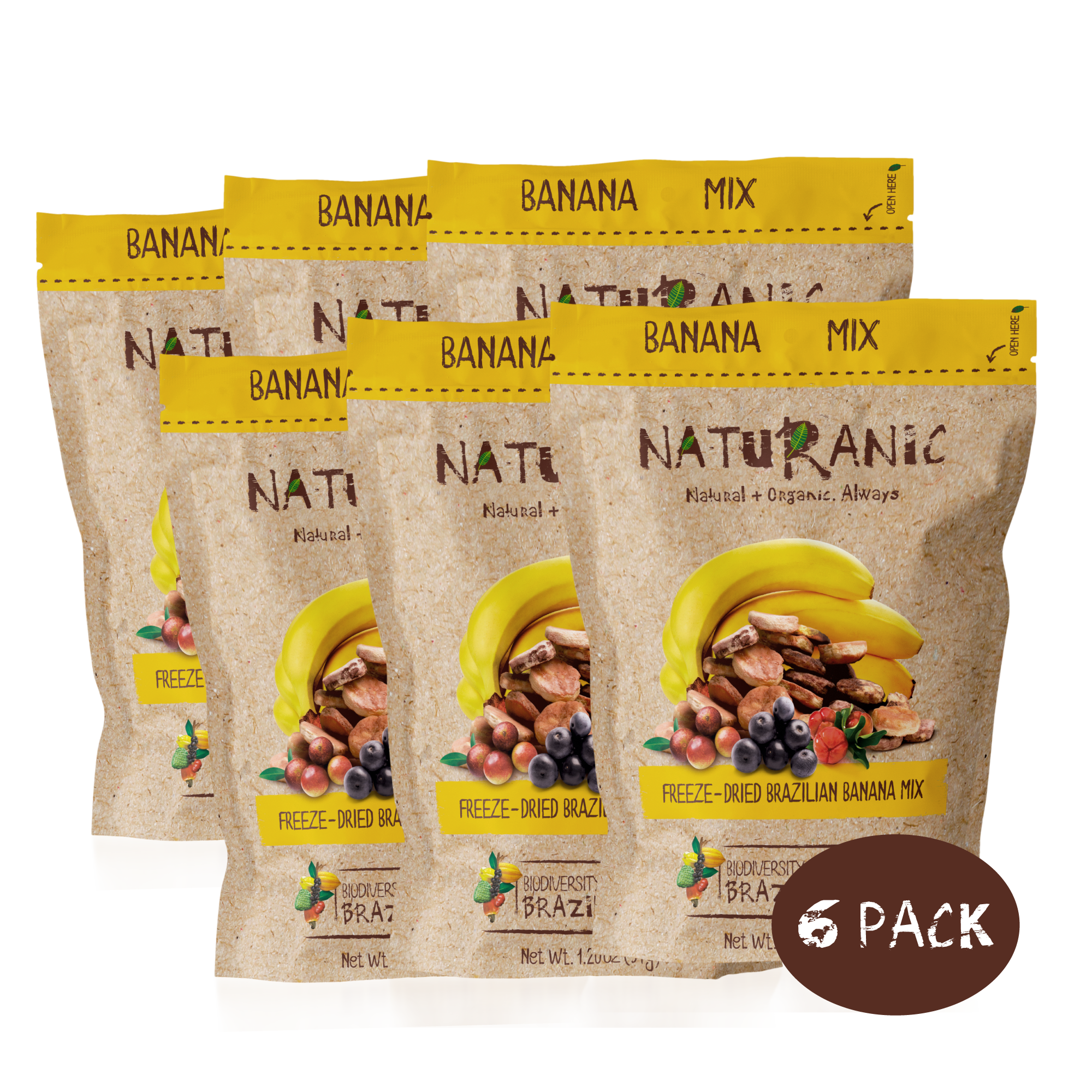 Brazilian Freeze-Dried Banana Mix