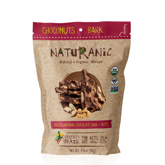 Brazilian Dark Chocolate Bark + Nuts