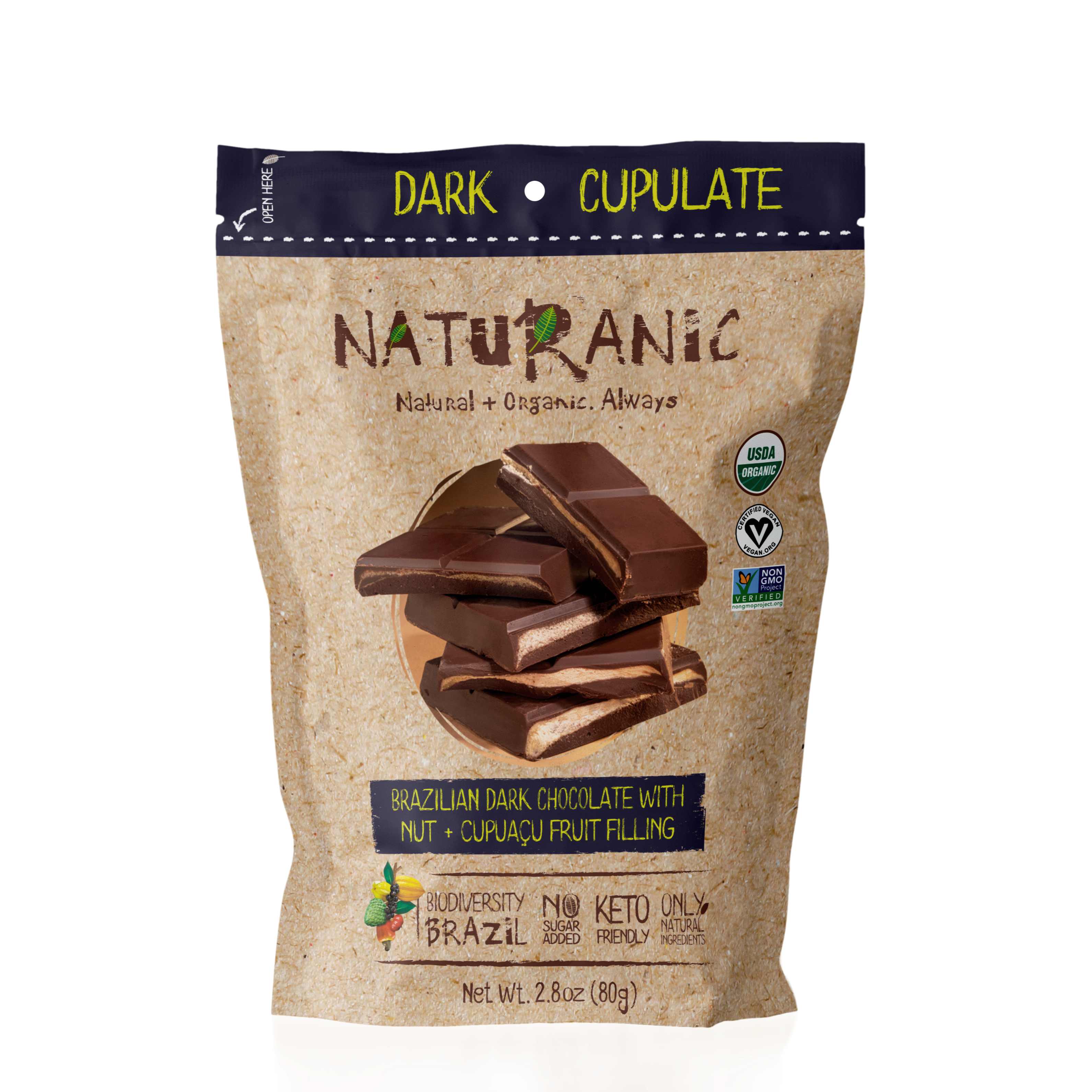 Brazilian Dark Chocolate with Creamy Exotic Fruit Filling