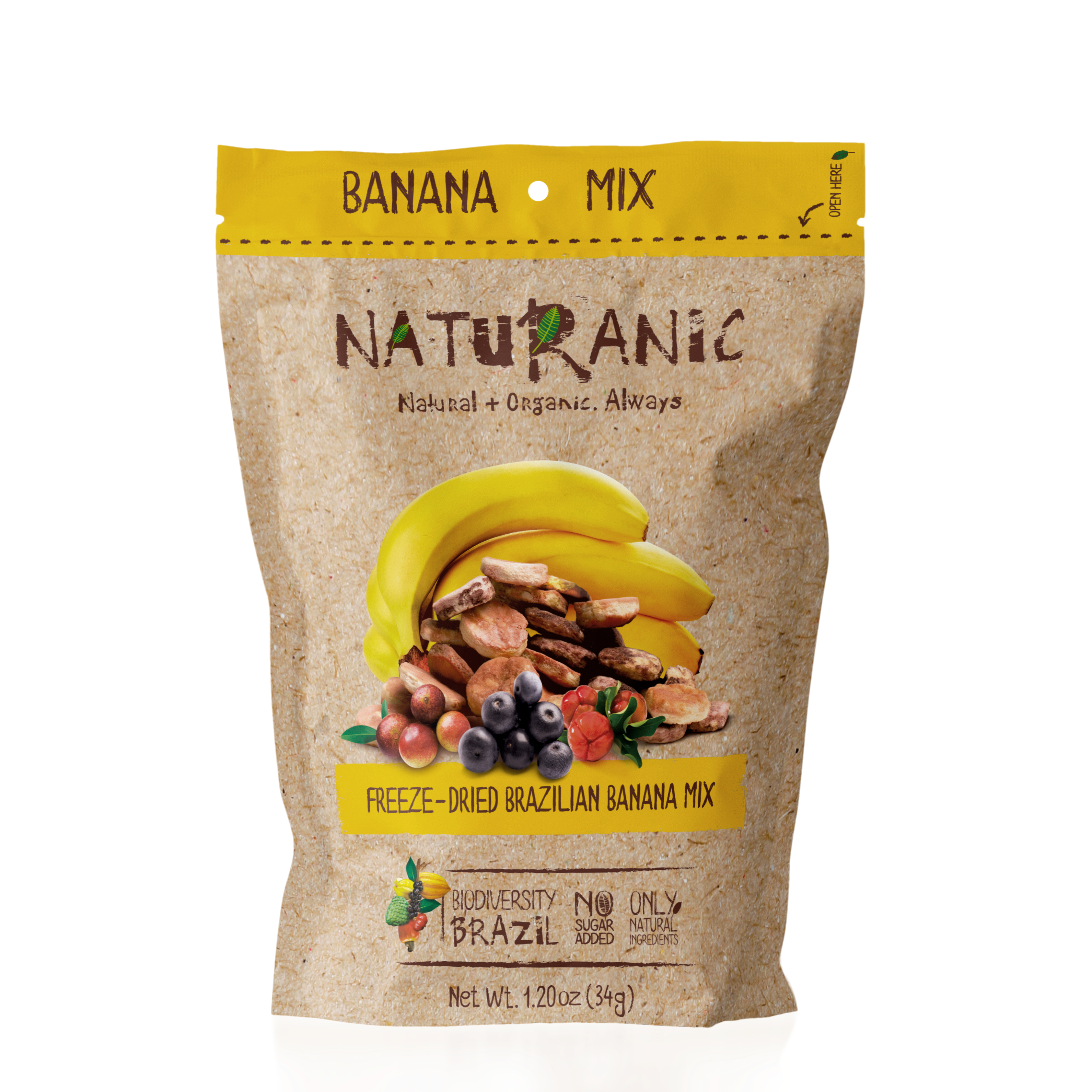 Brazilian Freeze-Dried Banana Mix
