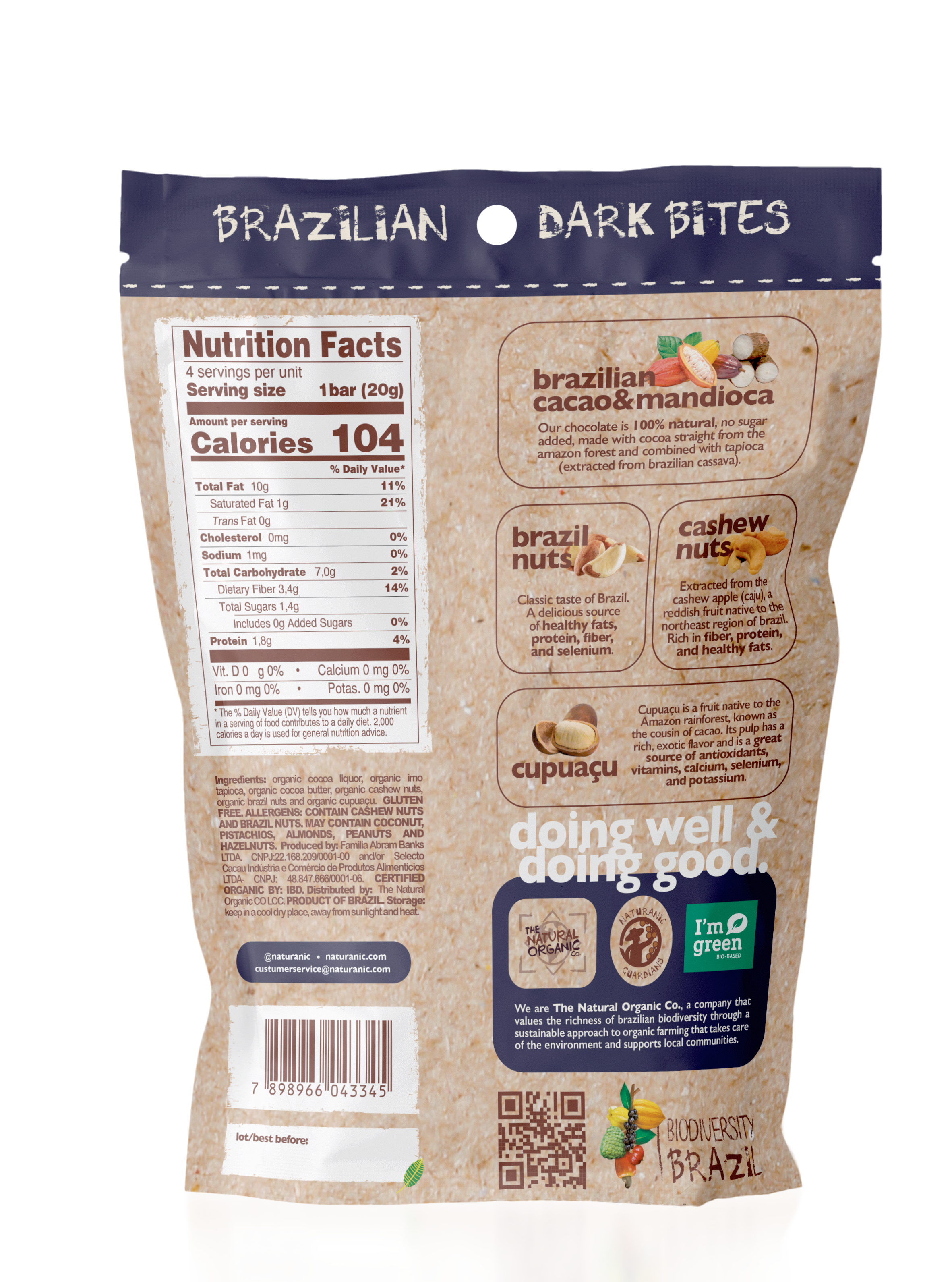 Brazilian Dark Chocolate with Creamy Exotic Fruit Filling